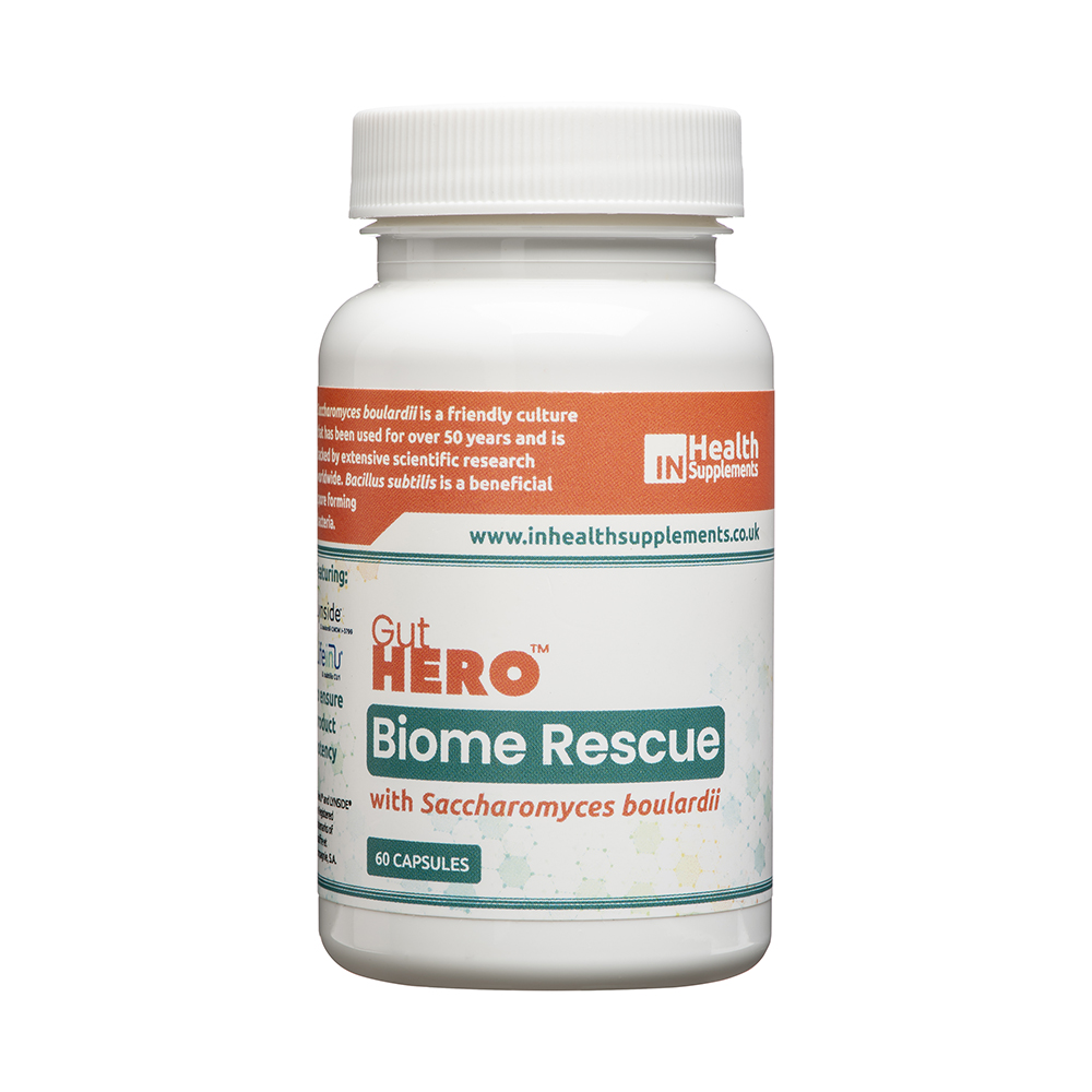 Retail pack of Gut Hero - Biome Rescue - 60 Capsules